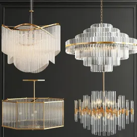 Collection of crystal chandelier